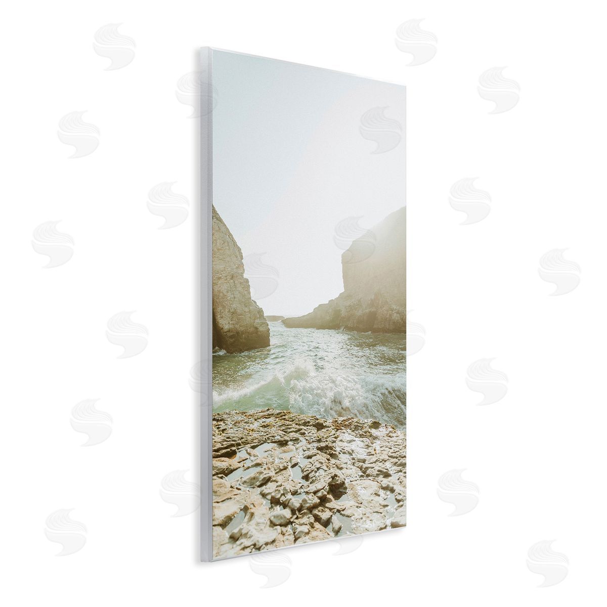 Rocky Beach Cove Wood Plaque Wall Art, Home Decor by Incado