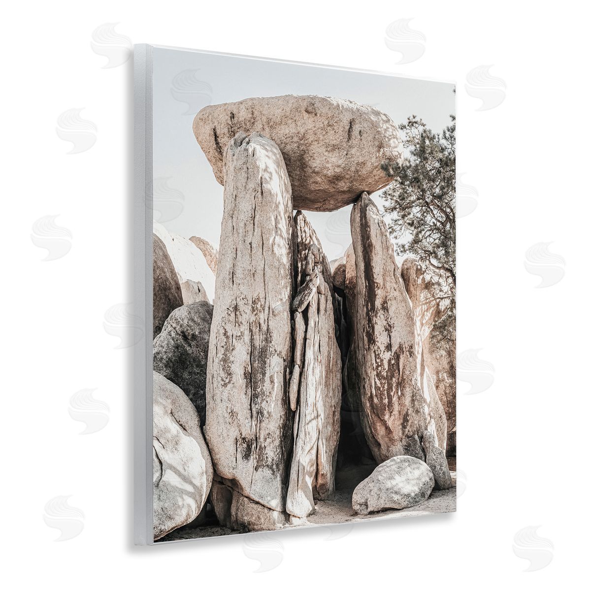 Balanced Rock Formation Wood Plaque Wall Art, Home Decor by Incado