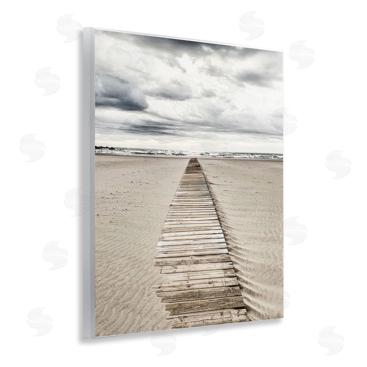 Sand Covered Boardwalk Wood Plaque Wall Art, Home Decor by Incado