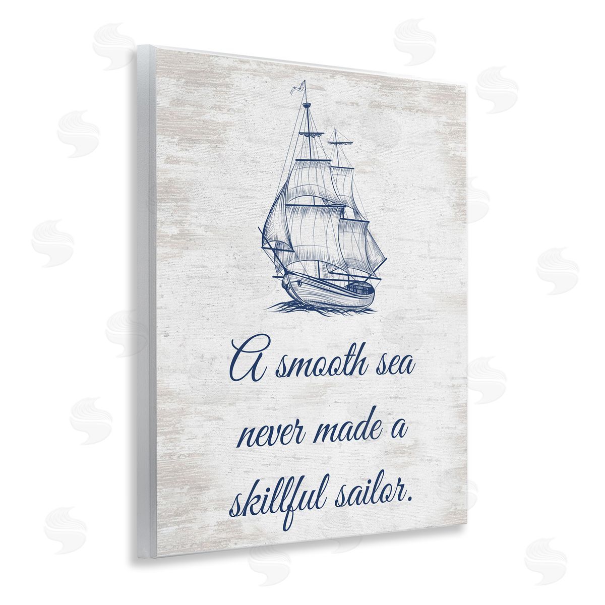 Inspiring Skillful Sailor Wood Plaque Wall Art, Home Decor by Lettered and Lined