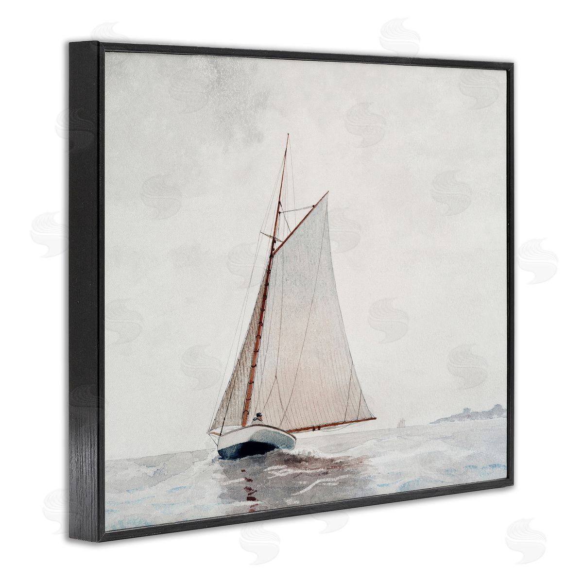 Timeless Sea Vessel Black Frame Print Wall Art, Home Decor by Lettered and Lined