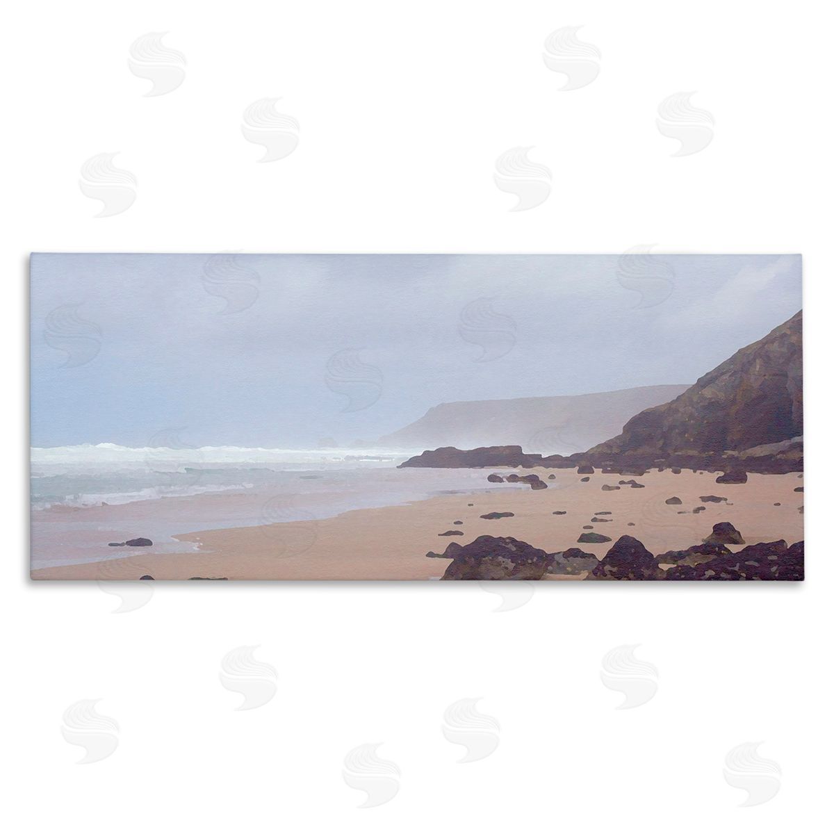Sea Mists View Canvas Wall Art, Home Decor by Noah Bay