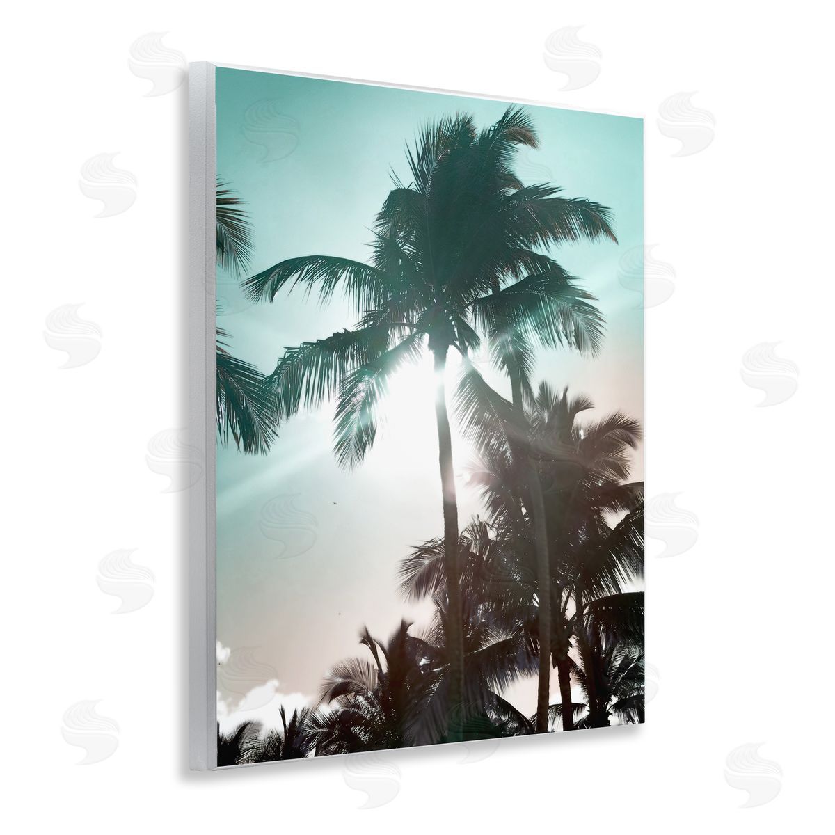 Shady Palm Trees Wood Plaque Wall Art, Home Decor by Noah Bay