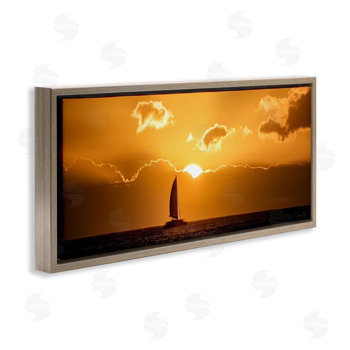 Dennis fr_sideates Tranquil Sunset Sailboat