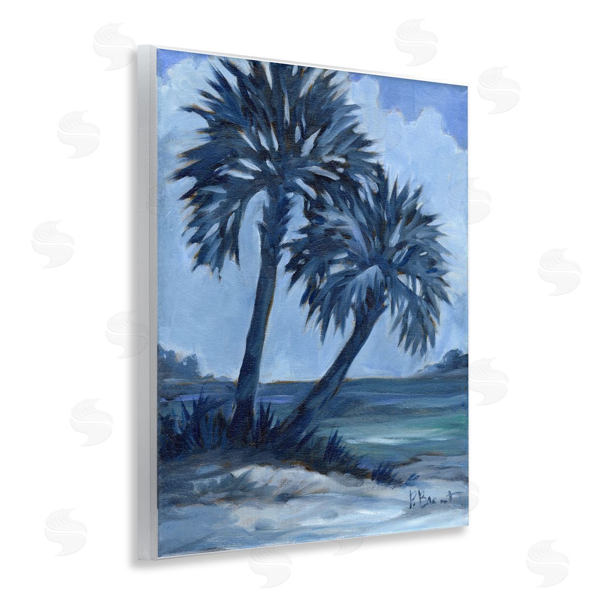 Paul Brent Impressions Of Palms Wooden Wall Plaque Art Print