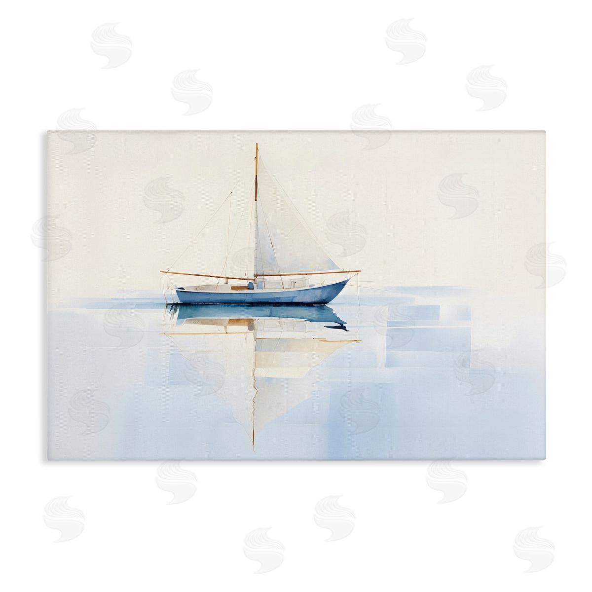 Petal Prints Design Reflective Sails View Canvas Wall Art Print