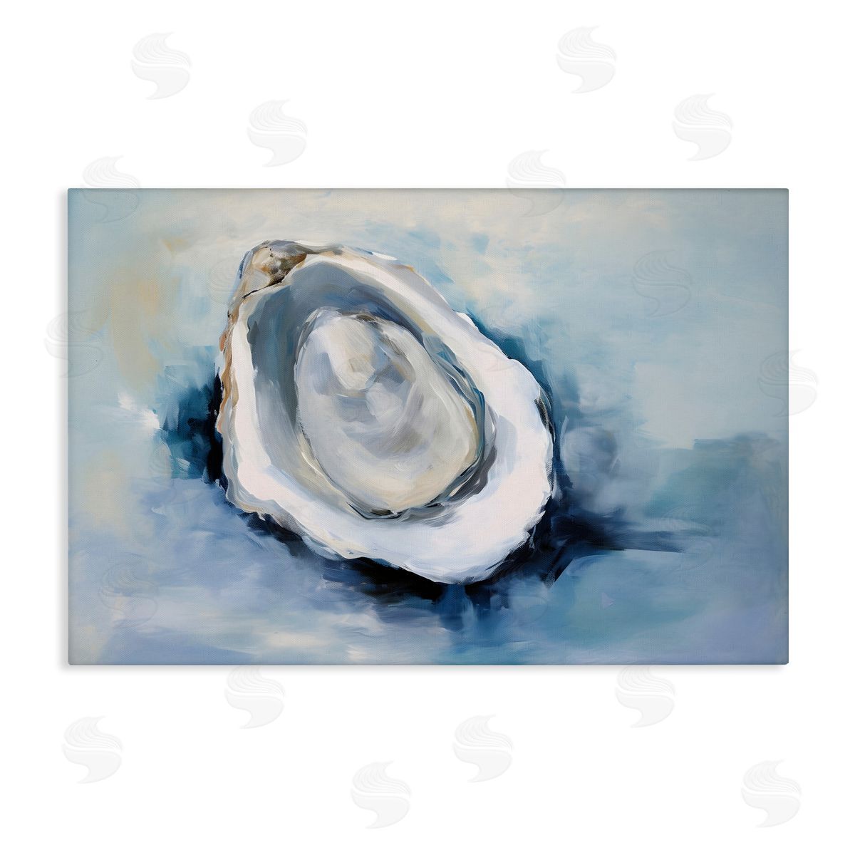 Petal Prints Design Traditional Mollusk View Canvas Wall Art Print
