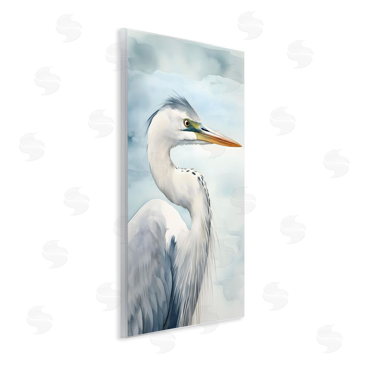 Serene Beach Bird Wood Plaque Wall Art, Home Decor by Petal Prints Design