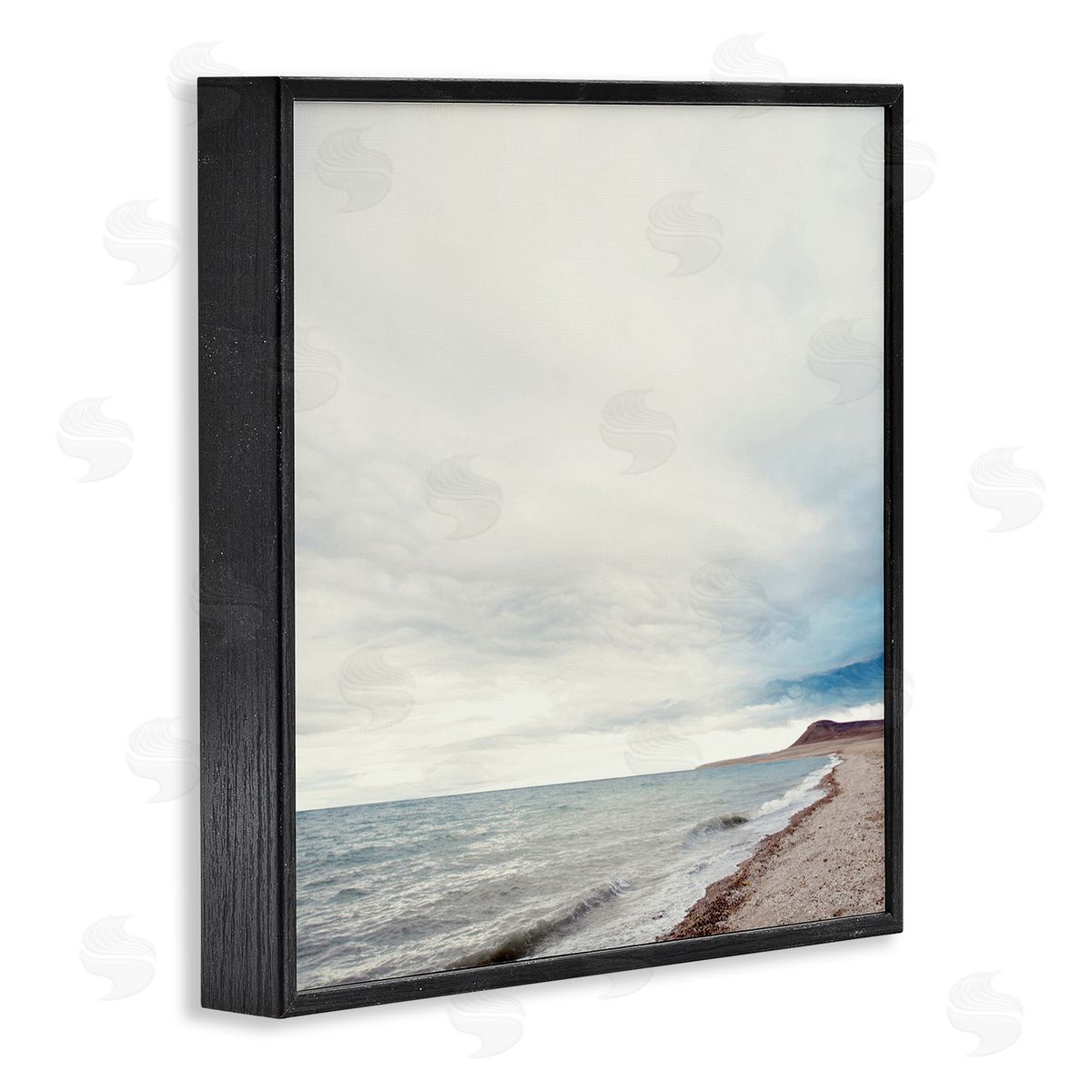 Anna Coppel Ocean At Sunrise Black Framed Giclee Wall Art Print