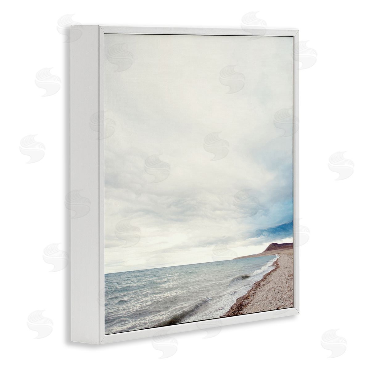 Anna Coppel Ocean At Sunrise White Framed Giclee Wall Art Print