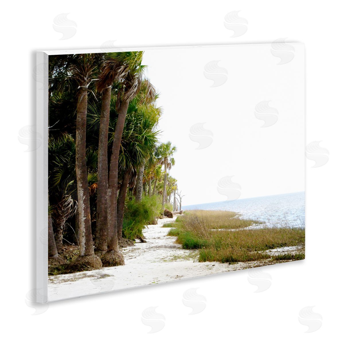 Palm Beach Path Wood Plaque Wall Art, Home Decor by Gail Peck