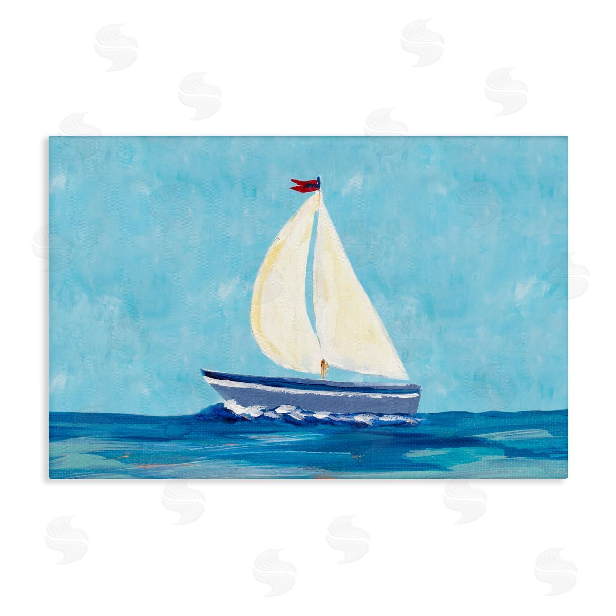 Sail The Sea Canvas Wall Art, Home Decor by Julie Derice