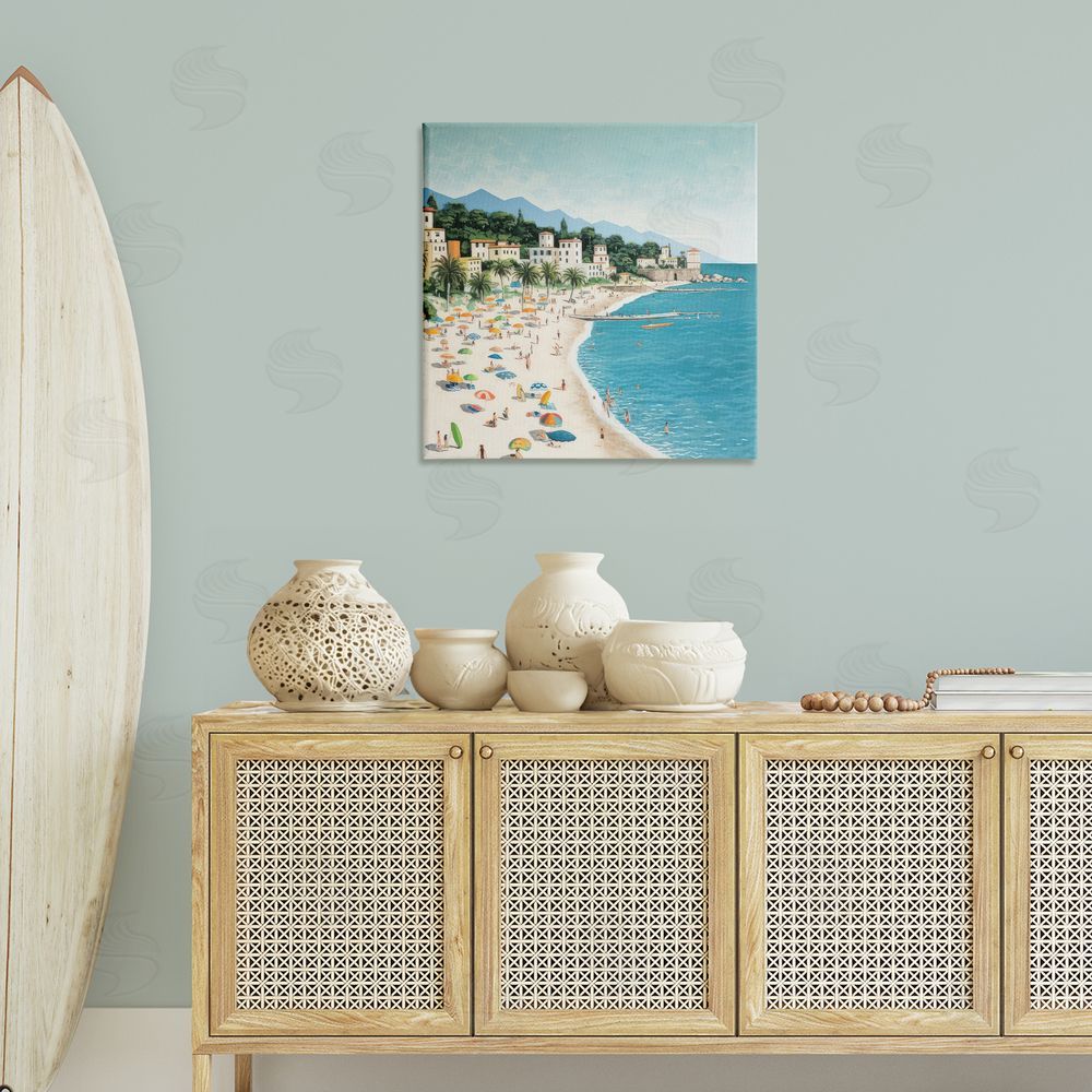 Lazar Studio By Water's Edge Canvas Wall Art Print in Room