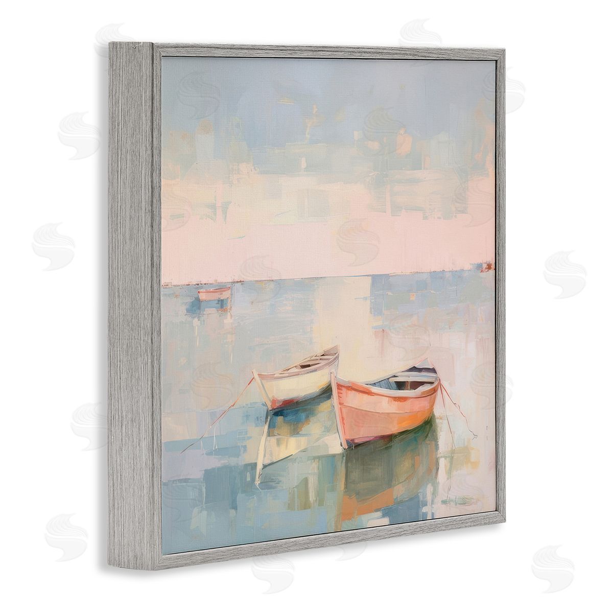 Irena Orlov Coastal Breeze Sailing Gray Framed Giclee Wall Art Print