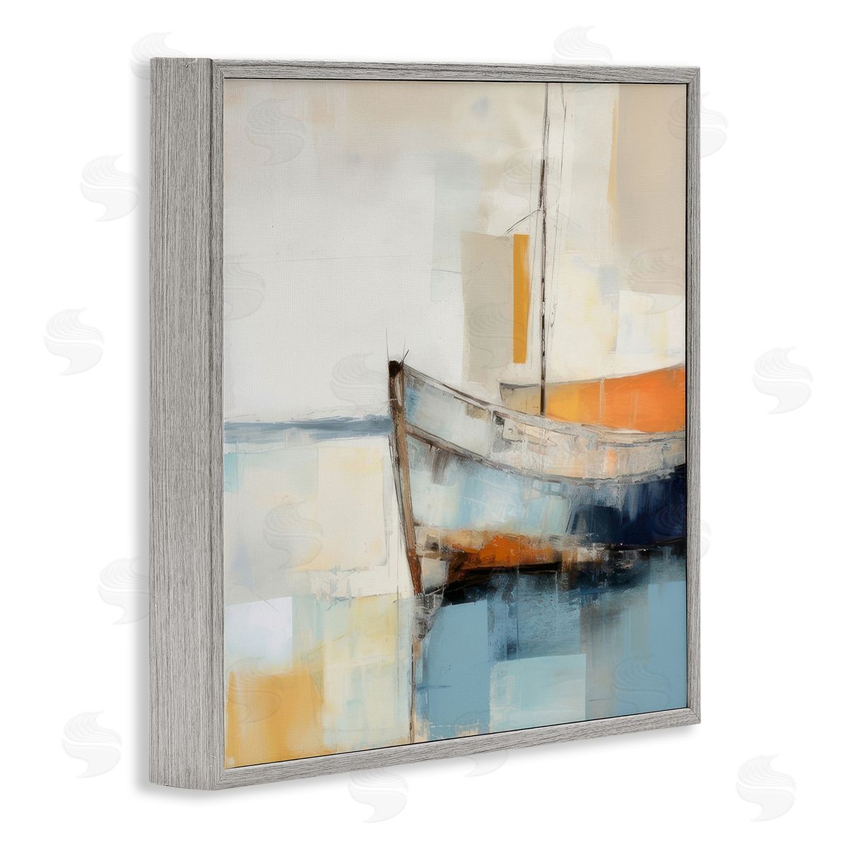 Irena Orlov Coastal Charm Expedition Gray Framed Giclee Wall Art Print