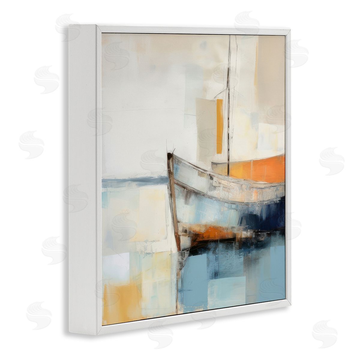 Irena Orlov Coastal Charm Expedition White Framed Giclee Wall Art Print