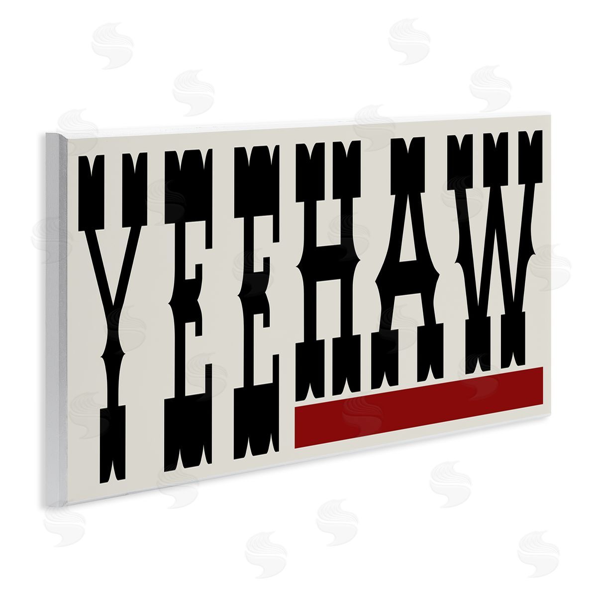 Yeehaw Western Word Wood Plaque Wall Art, Home Decor by Sd Graphics Studio