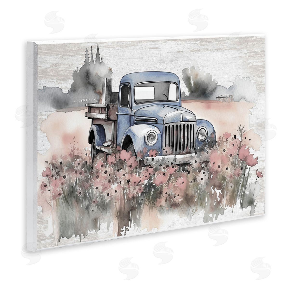 Pickup in Floral Meadow Wood Plaque Wall Art, Home Decor by Lettered and Lined
