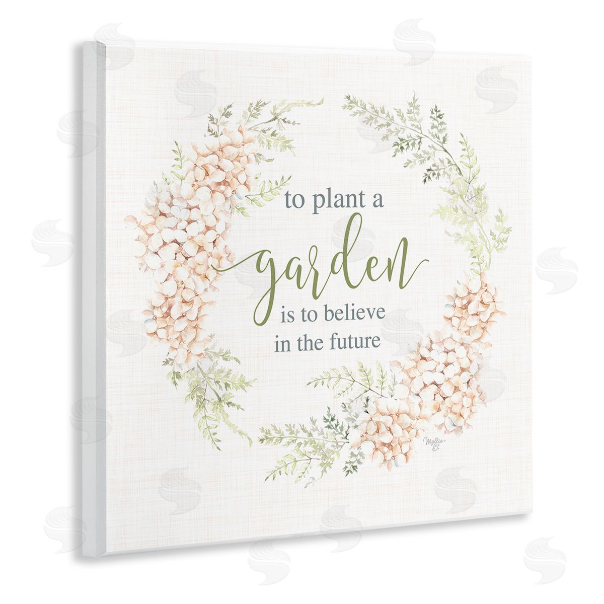 Inspiring Plant A Garden Wood Plaque Wall Art, Home Decor by Mollie B.