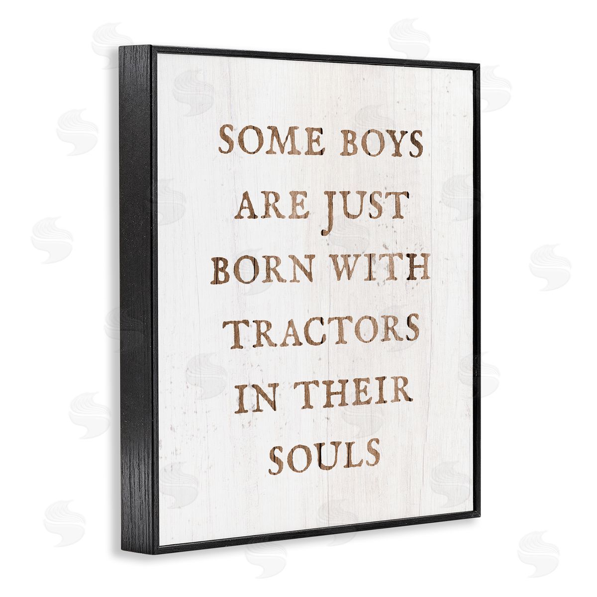 Tractors In Their Souls Black Frame Print Wall Art, Home Decor by Stupell Studio