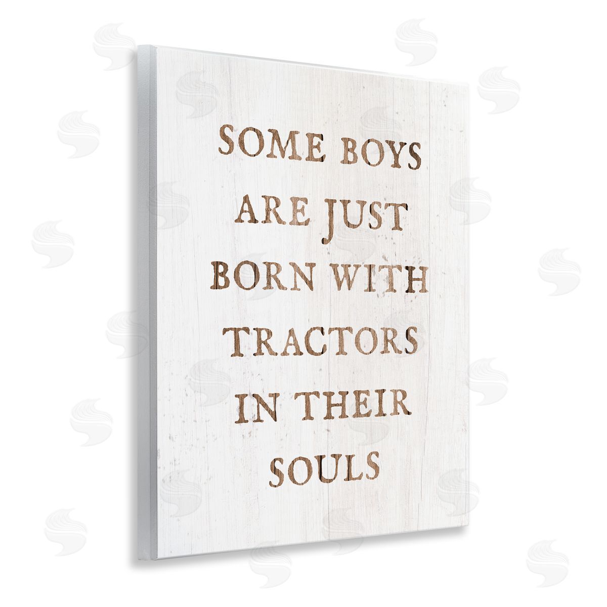 Tractors In Their Souls Wood Plaque Wall Art, Home Decor by Stupell Studio