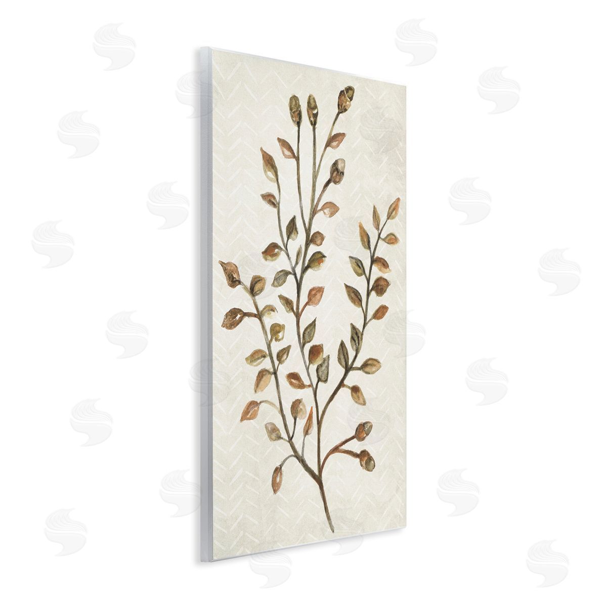 Garden Botanics Sprig Wood Plaque Wall Art, Home Decor by Janice Gaynor