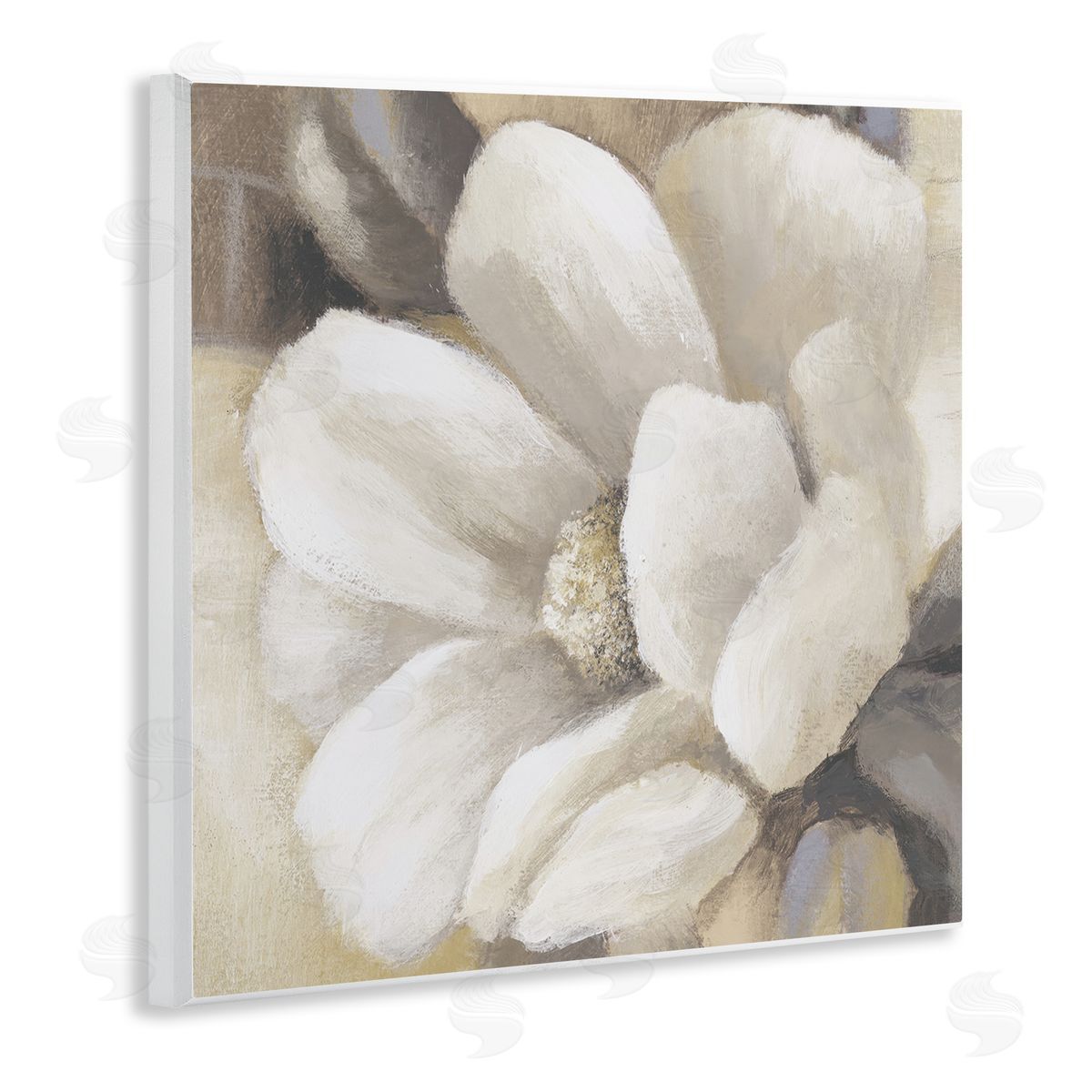 Lanie Loreth Magnolia Flower Petals Wooden Wall Plaque Art Print