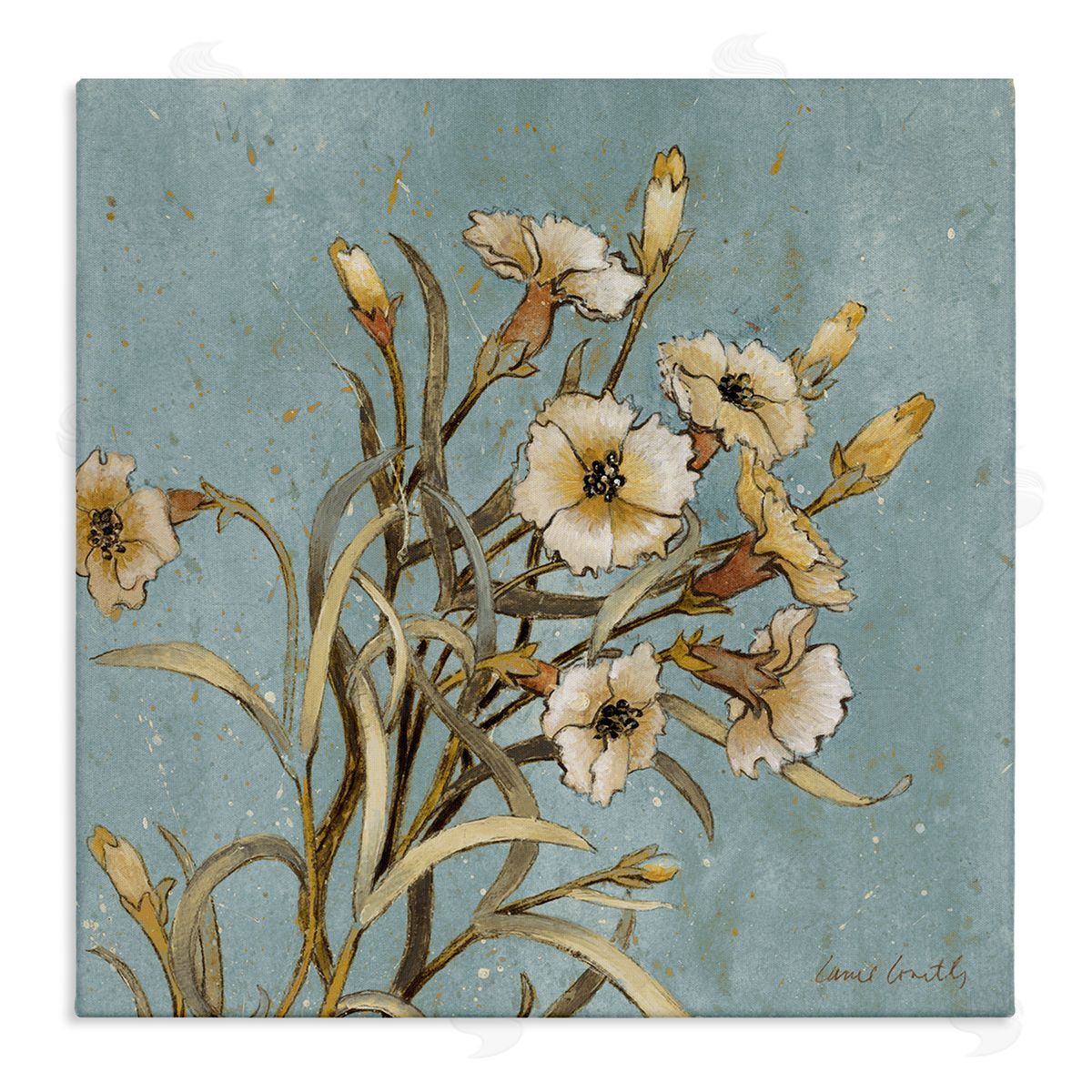 Natural Blooming Buds Canvas Wall Art, Home Decor by Lanie Loreth