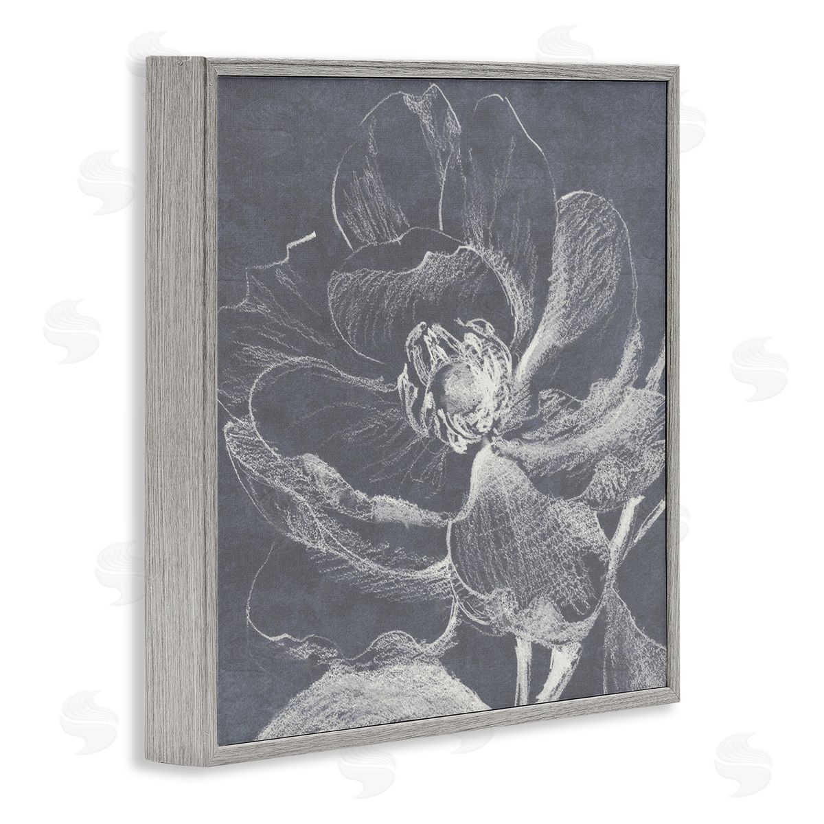 Lanie Loreth Magnolia Sketch Impression Gray Framed Giclee Wall Art Print