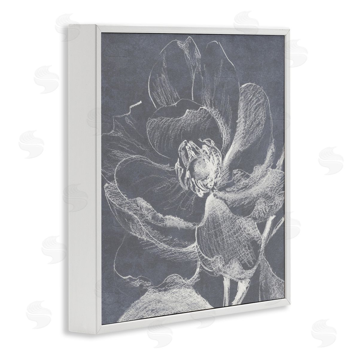 Lanie Loreth Magnolia Sketch Impression White Framed Giclee Wall Art Print