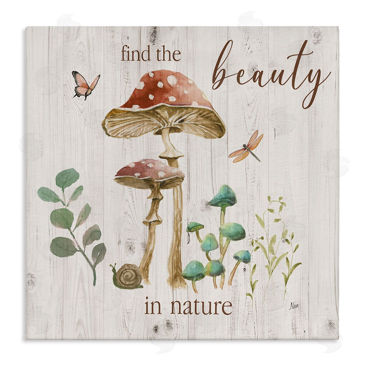 Nan Find Beauty In Nature Canvas Wall Art Print