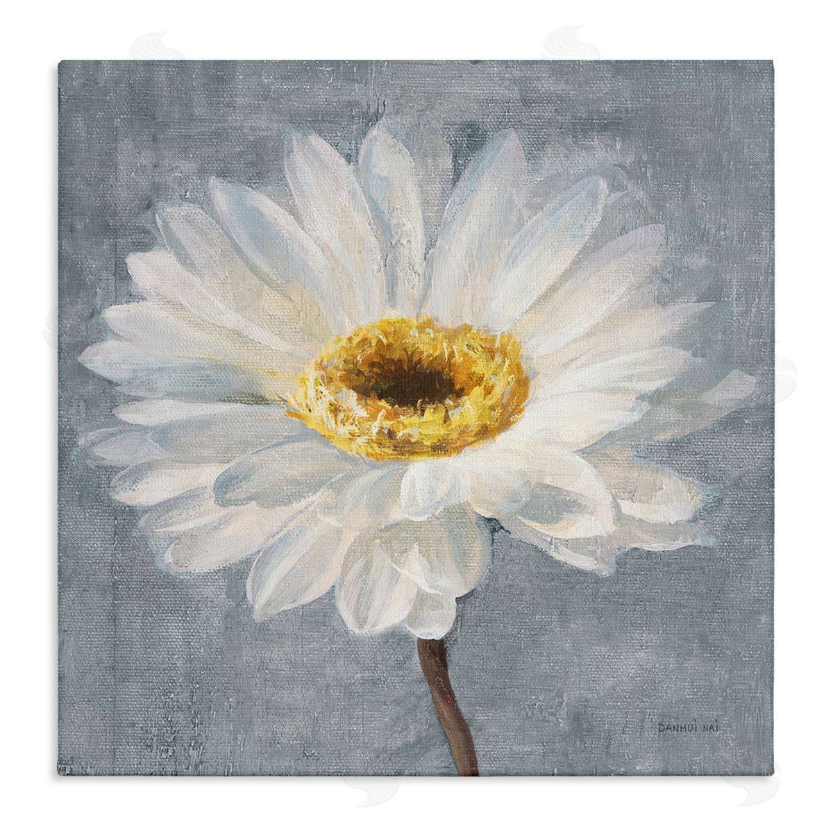 Danhui Nai Paris Blossom on Grey Canvas Wall Art Print