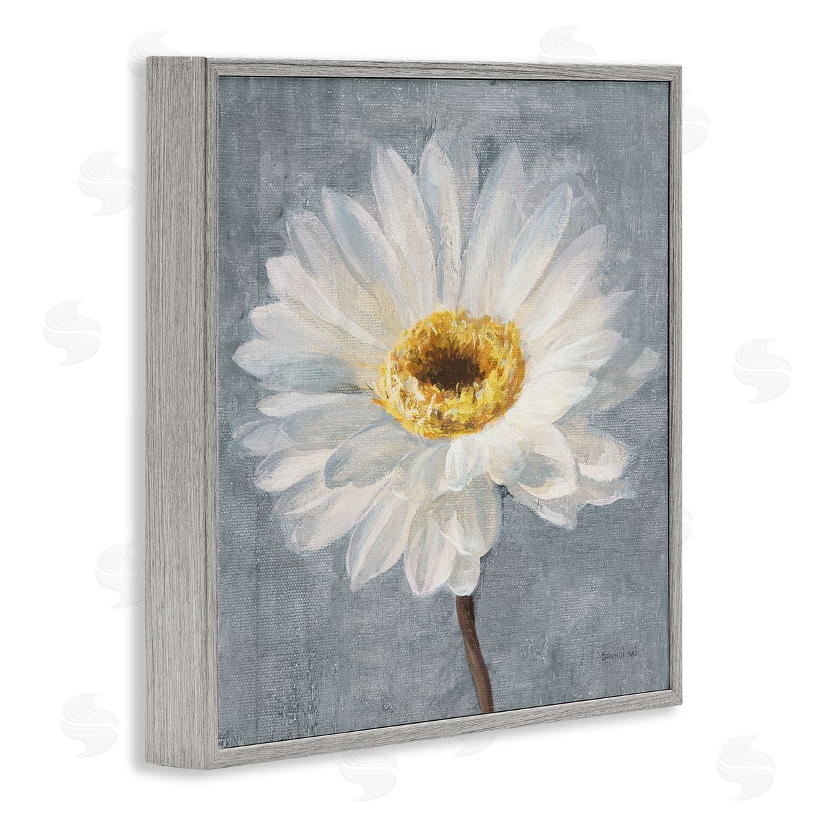 Danhui Nai Paris Blossom on Grey Gray Framed Giclee Wall Art Print