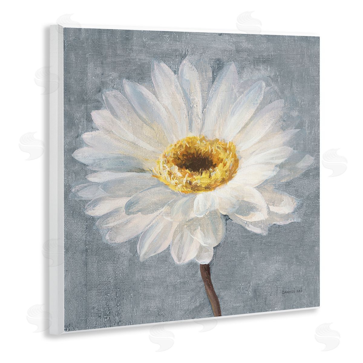 Danhui Nai Paris Blossom on Grey Wooden Wall Plaque Art Print