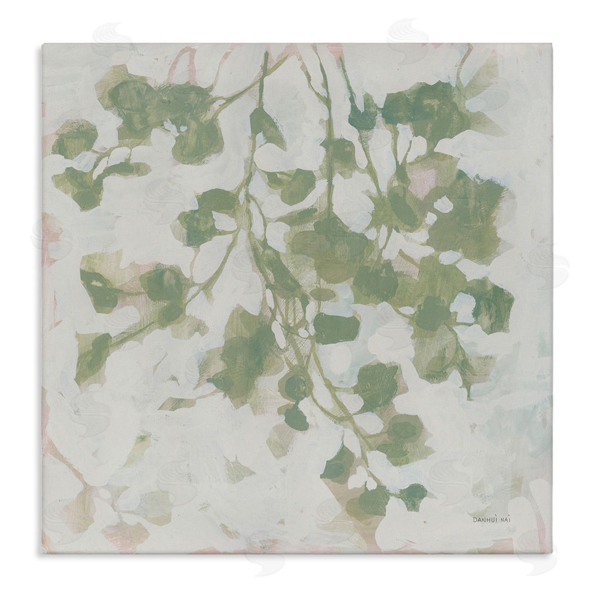 Dancing Leaf Shadows Canvas Wall Art, Home Decor by Danhui Nai