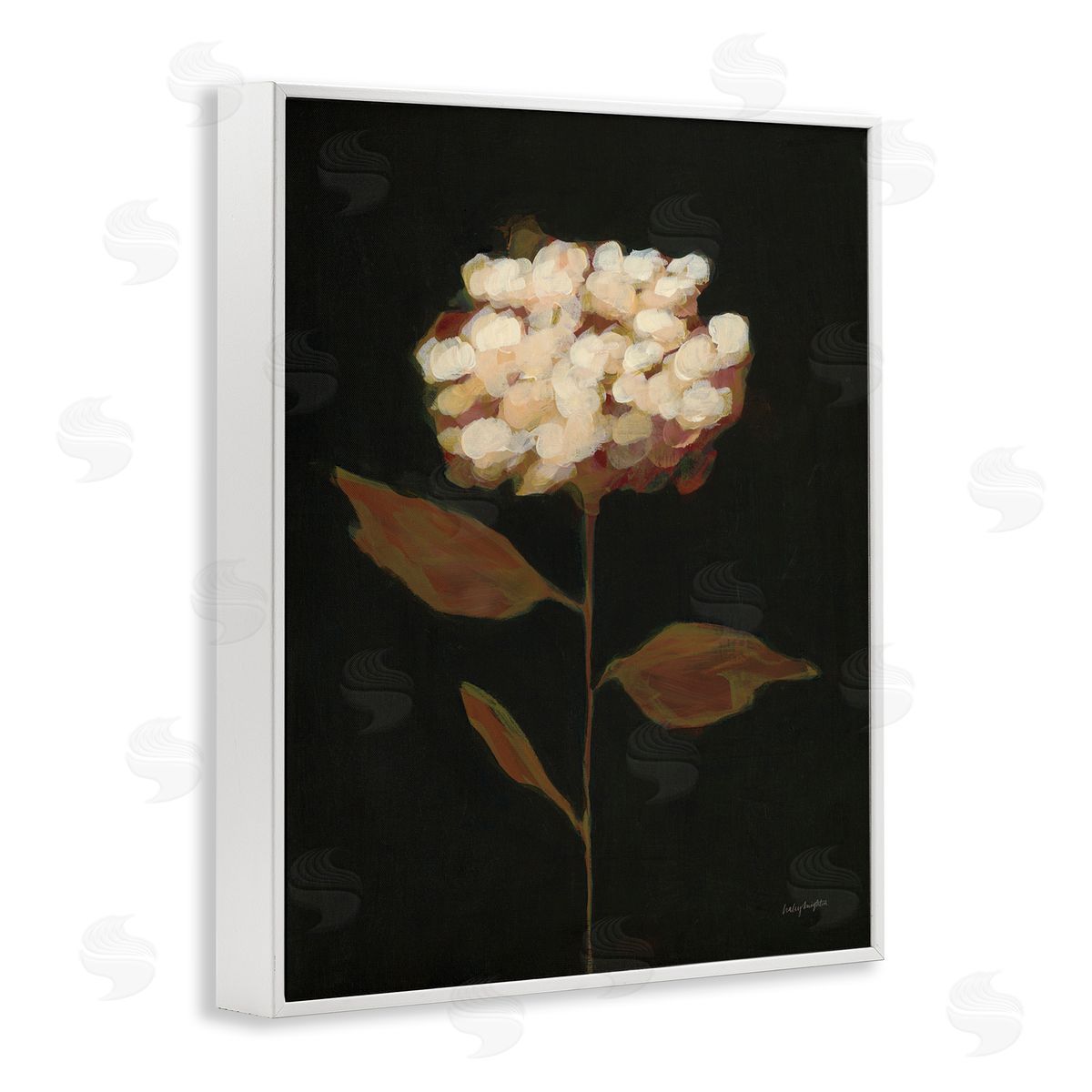 Fade Into Fall Bloom White Frame Print Wall Art, Home Decor by Haley Knighten