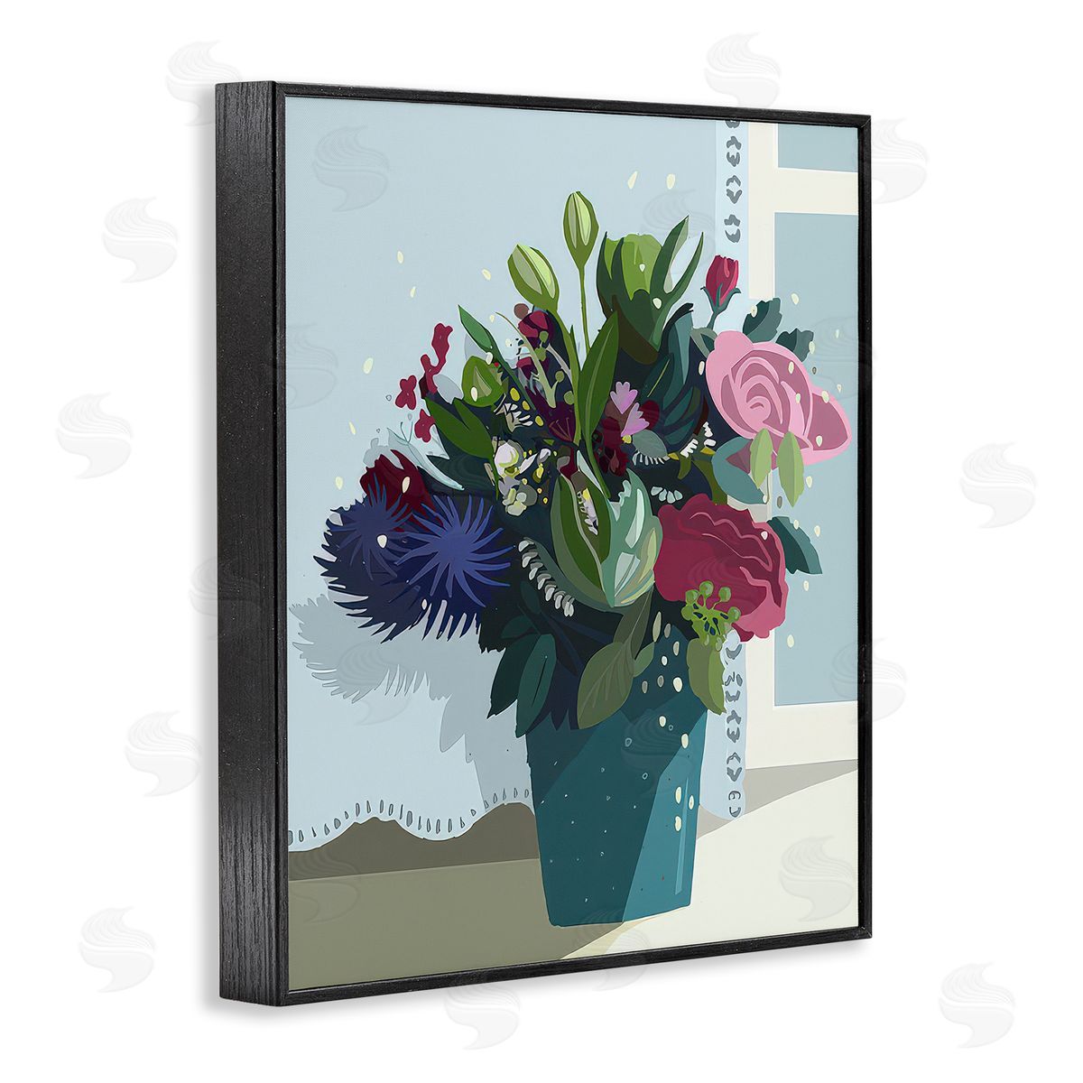 Betty Boynes After The Wedding Bouquet Black Framed Giclee Wall Art Print