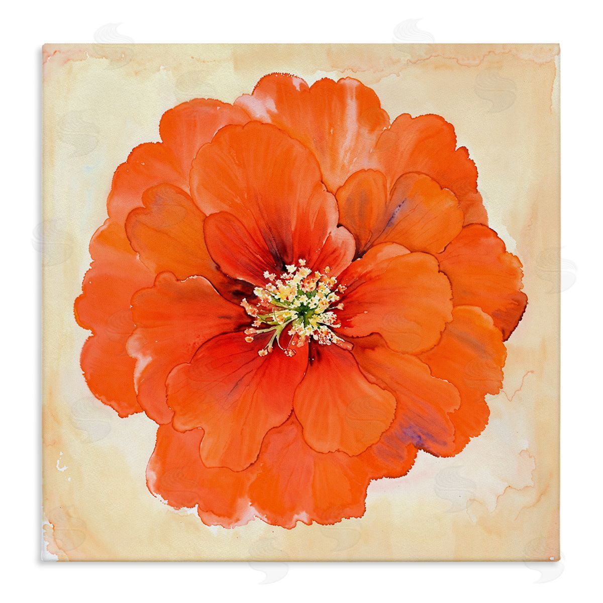 Christine Zalewski Mixed Media Flowers Canvas Wall Art Print