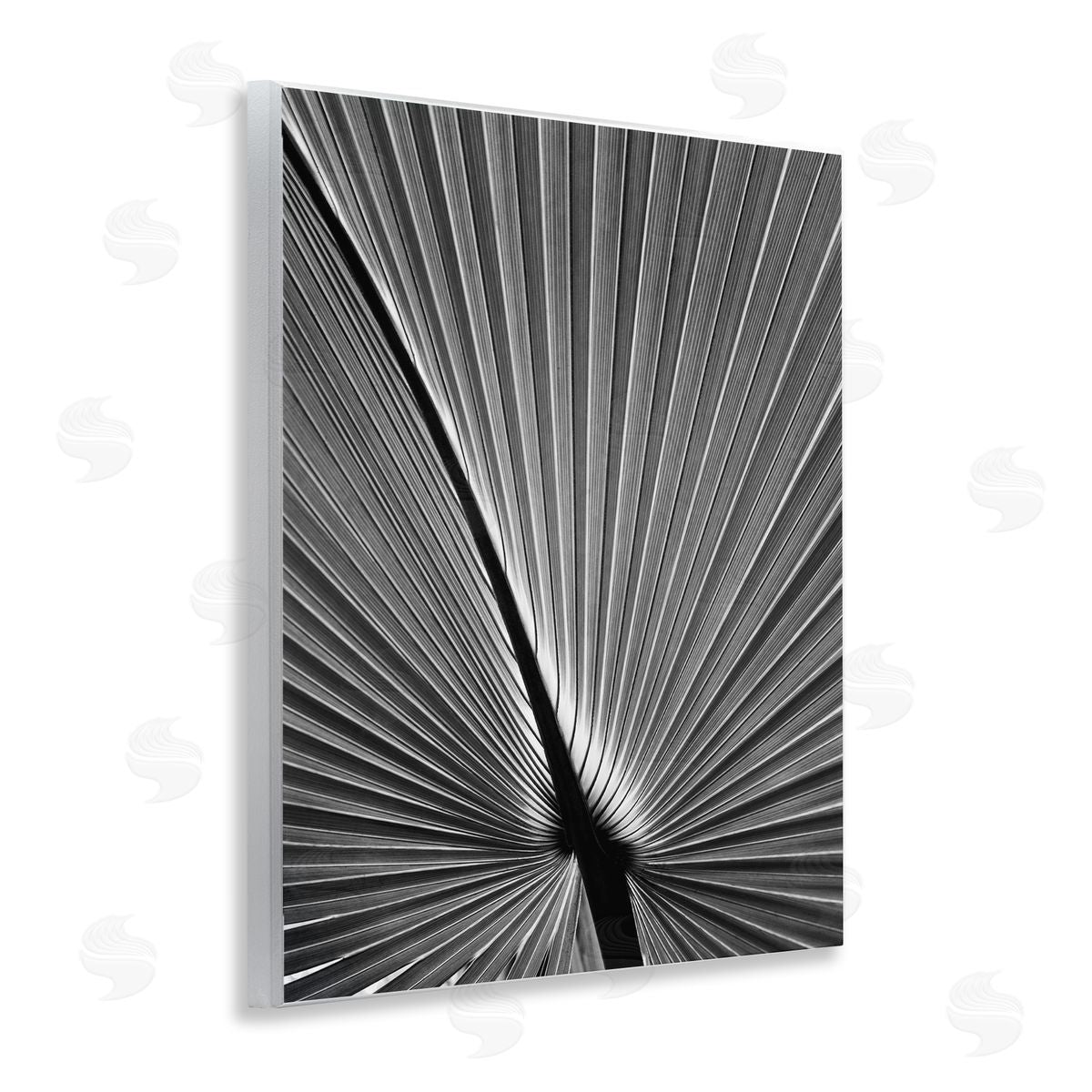 Palm Frond Detail Wood Plaque Wall Art, Home Decor by Chip Forelli