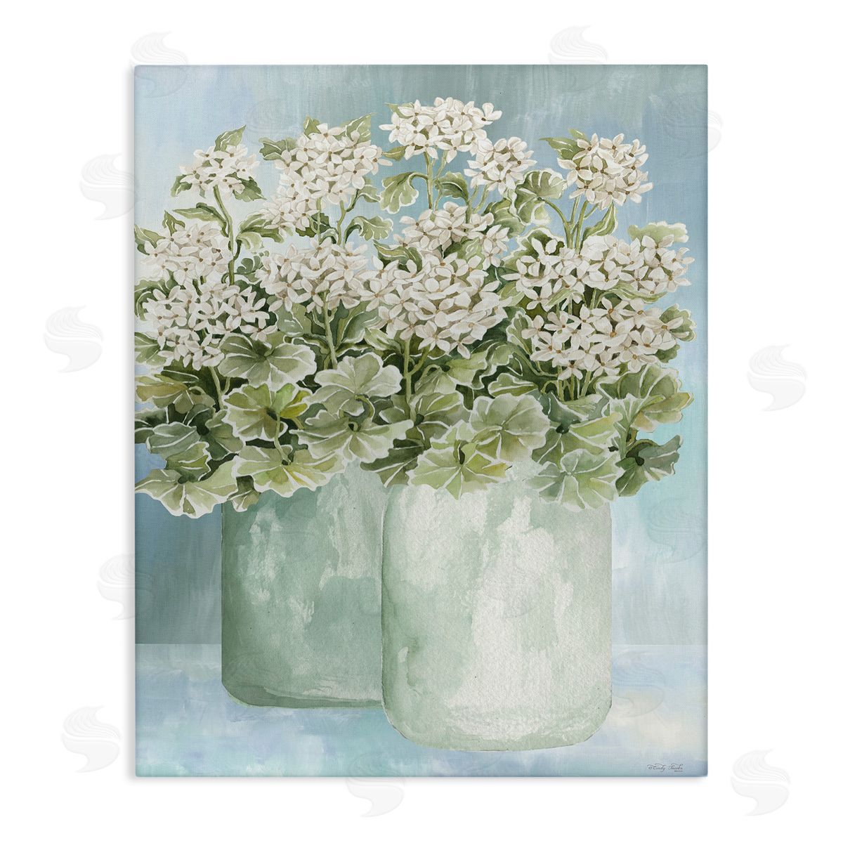 Charming Country Herbs Canvas Wall Art, Home Decor by Cindy Jacobs