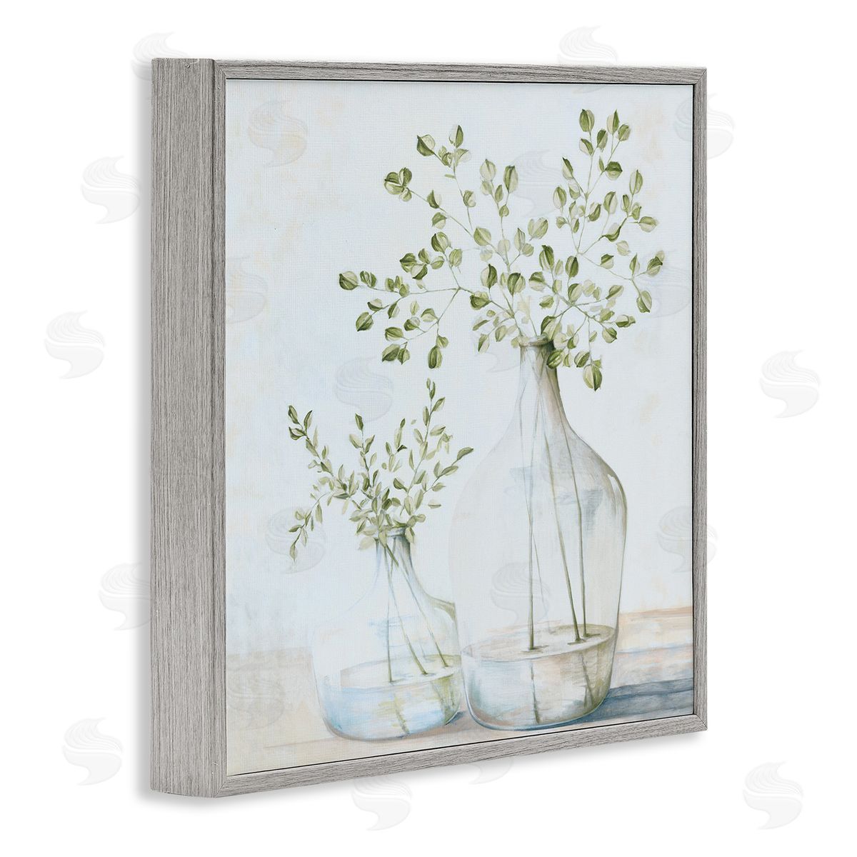 Charming Vase Still Life Grey Frame Print Wall Art, Home Decor by Dogwood Portfolio