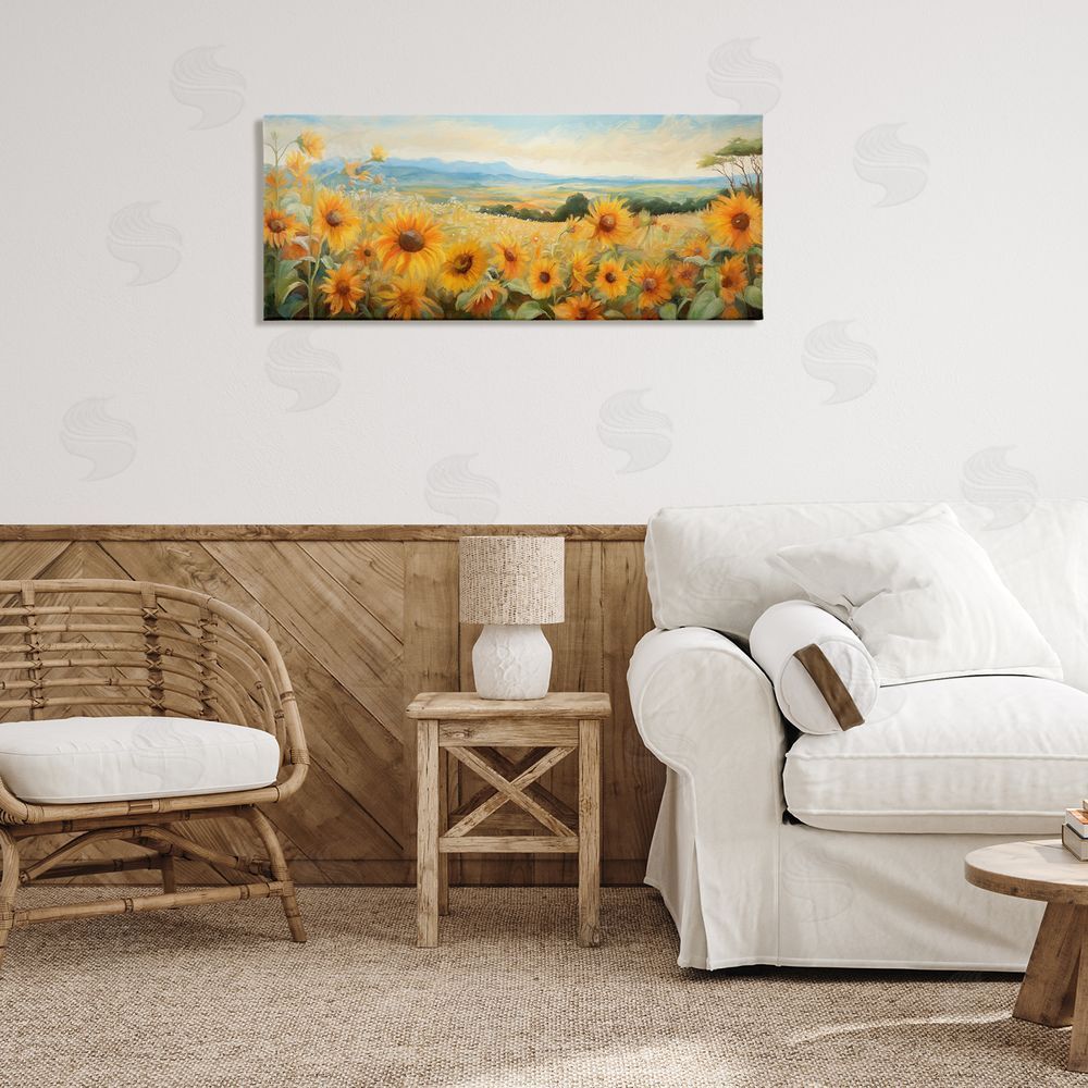 Ramona Murdock Sunflower Fields Panorama