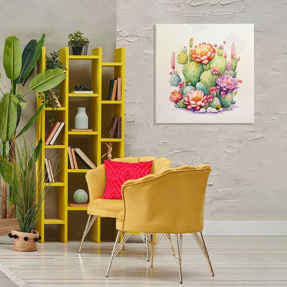 Andrea Haase Desert Spring Blooms Canvas Wall Art Print in Room