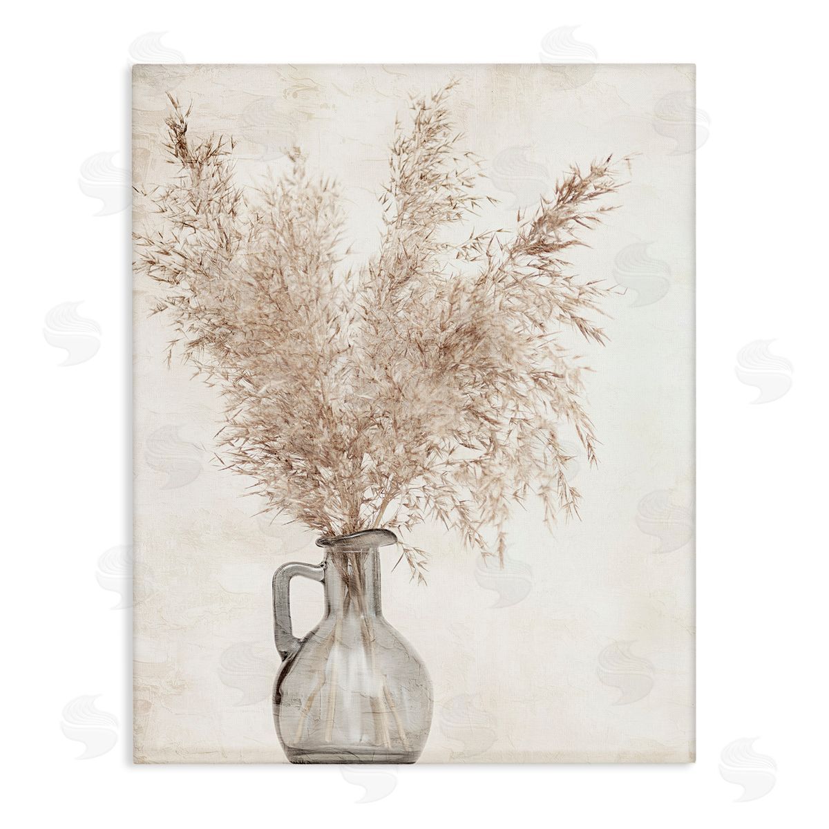 Wild Pampas Vase Canvas Wall Art, Home Decor by Kim Allen