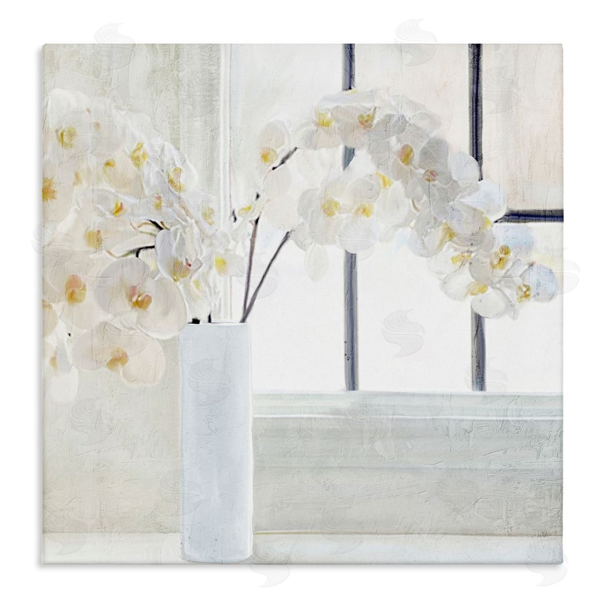 Kim Allen Orchid Stems Windowsill Canvas Wall Art Print