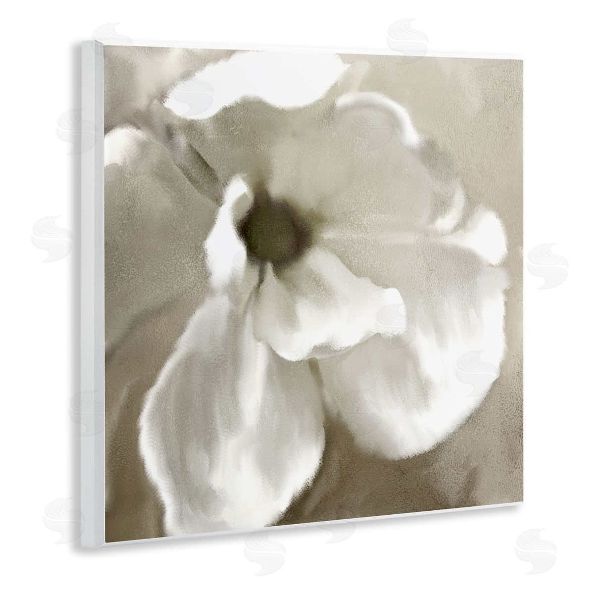 Kim Allen Blooming Magnolia Petals Wooden Wall Plaque Art Print