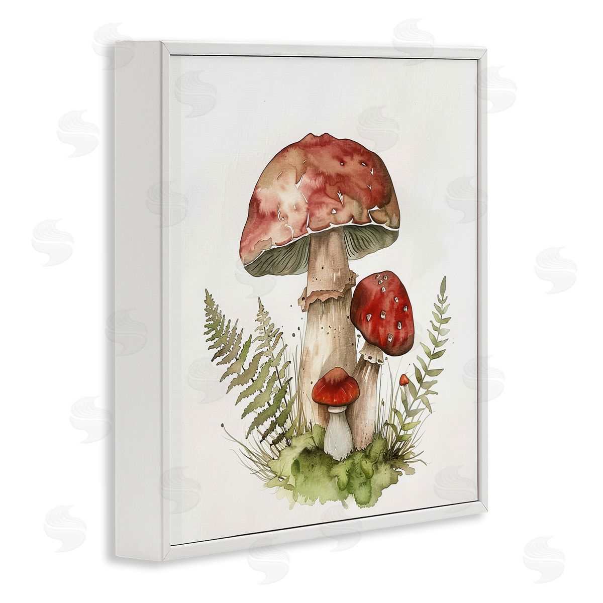 Lazar Studio Enchanted Forest Floor White Framed Giclee Wall Art Print