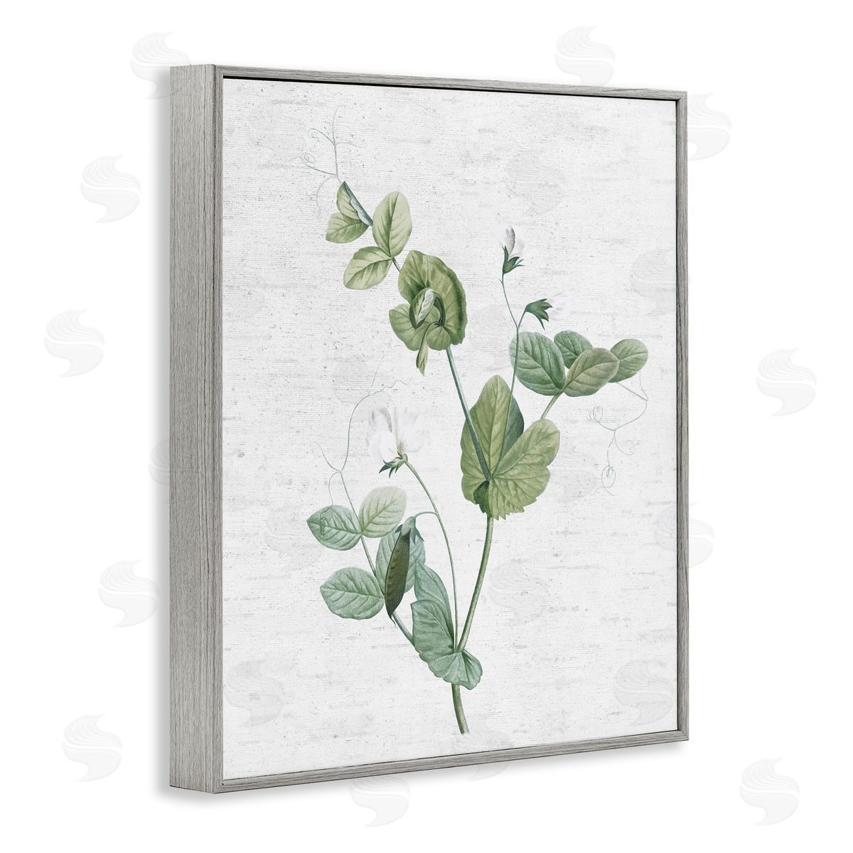Soft Country Botanical Grey Frame Print Wall Art, Home Decor by Lettered and Lined