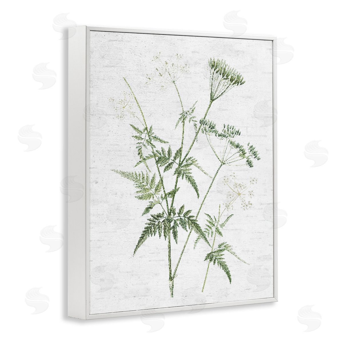 Soft Blooming Bud White Frame Print Wall Art, Home Decor by Lettered and Lined