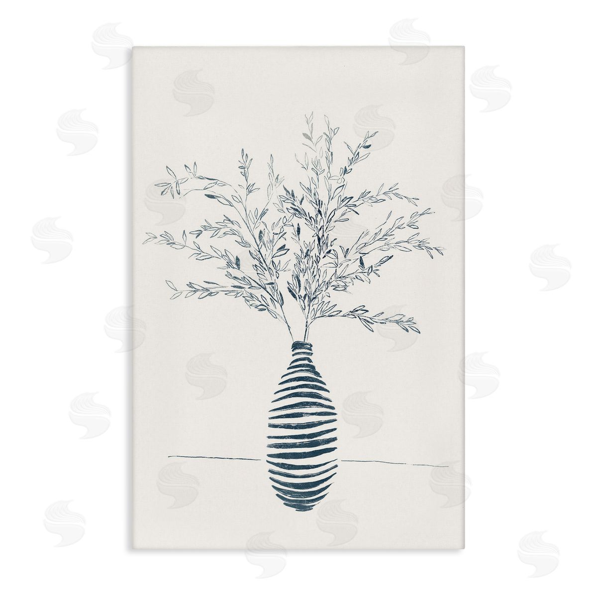 Minimal Herb Vase Canvas Wall Art, Home Decor by Yuyu Pont